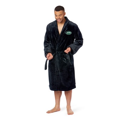 New York Jets The Northwest Group Black Silk Touch Robe