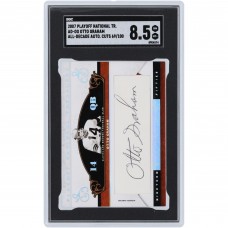 Otto Graham Cleveland Browns Autographed 2007 Playoff National Treasures All-Decade Cut #AD-OG #69/100 SGC Authenticated 8.5 Card