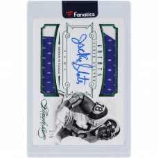 Jackie Slater Los Angeles Rams Autographed 2014 Panini Flawless Emerald Dual Two-Color Relic #26 #2/5 Card Jackie Slater Los Angeles Rams Autographed 2014 Panini Flawless Emerald Dual Two-Color Relic #26 #2/5 Card