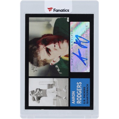 Aaron Rodgers Green Bay Packers Autographed 2005 Topps Heritage #ROA-AR Rookie Card