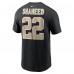 Футболка New Orleans Saints Rashid Shaheed Nike Black Name & Number
