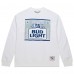 New York Giants Mitchell & Ness x Bud Light White The Crest Pullover Sweatshirt