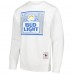Los Angeles Chargers Mitchell & Ness x Bud Light White The Crest Pullover Sweatshirt