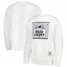 Кофта Carolina Panthers Mitchell & Ness x Bud Light White The Crest