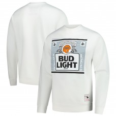 Cincinnati Bengals Mitchell & Ness x Bud Light White The Crest Pullover Sweatshirt Cincinnati Bengals Mitchell & Ness x Bud Light White The Crest Pullover Sweatshirt