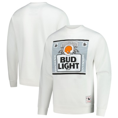 Кофта Cleveland Browns Mitchell & Ness x Bud Light White The Crest