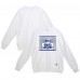 Seattle Seahawks Mitchell & Ness x Bud Light White The Crest Pullover Sweatshirt