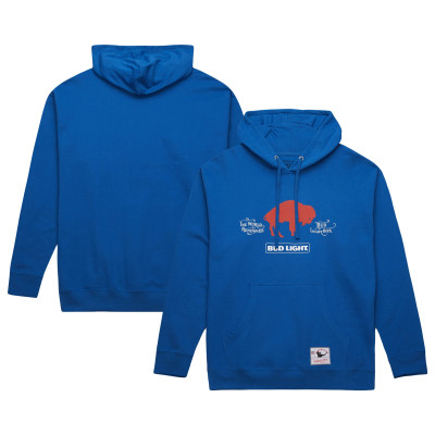 Толстовка Buffalo Bills Mitchell & Ness Royal NFL x Bud Light Vintage