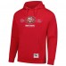 San Francisco 49ers Mitchell & Ness Scarlet NFL x Bud Light Vintage Pullover Hoodie