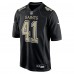 Игровая джерси New Orleans Saints Alvin Kamara Nike Carbon Black Fashion Game