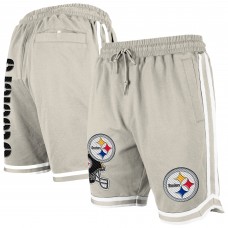 Шорты Pittsburgh Steelers New Era Light Beige Stone Multi Patch