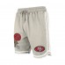 San Francisco 49ers New Era Light Beige Stone Multi Patch Shorts