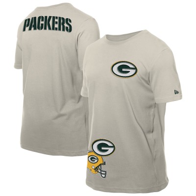 Футболка Green Bay Packers New Era Light Beige Multi Patch