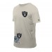 Las Vegas Raiders New Era Light Beige Multi Patch T-Shirt