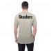 Футболка Pittsburgh Steelers New Era Light Beige Multi Patch