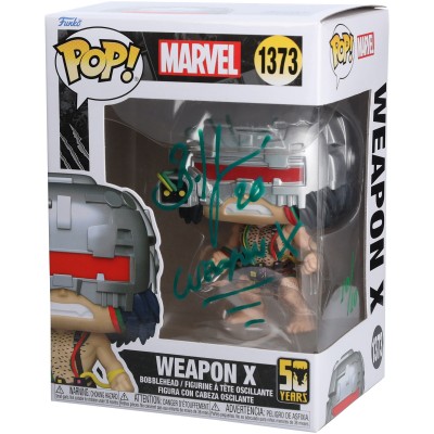 Brian Dawkins Philadelphia Eagles Autographed Authentic #1373 Weapon X Funko Pop! Vinyl Figurine with Weapon X Inscription - Limited Edition #10/10