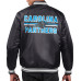 Рубашка Carolina Panthers Starter Black Printed Team Logo Satin Varsity Jacket