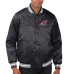 Куртка Arizona Cardinals Starter Black Printed Team Logo Satin Varsity Full-Snap Куртка Arizona Cardinals Starter Black Printed Team Logo Satin Varsity Full-Snap