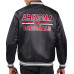 Куртка Arizona Cardinals Starter Black Printed Team Logo Satin Varsity Full-Snap