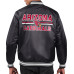 Куртка Arizona Cardinals Starter Black Printed Team Logo Satin Varsity Full-Snap