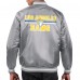 Los Angeles Rams Starter Printed Team Logo Satin Varsity Full-Snap Jacket - Gray