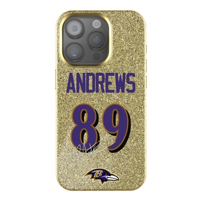 Baltimore Ravens Mark Andrews Keyscaper Gold Bling iPhone Case