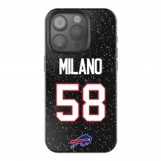 Buffalo Bills Matt Milano Keyscaper Black Bling iPhone Case