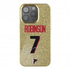 Atlanta Falcons Bijan Robinson Keyscaper Gold Bling iPhone Case
