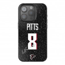 Atlanta Falcons Kyle Pitts Keyscaper Black Bling iPhone Case