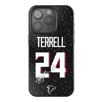 Atlanta Falcons A.J. Terrell Keyscaper Black Bling iPhone Case