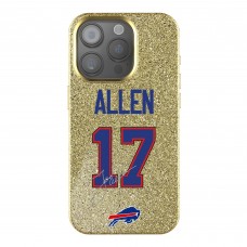 Buffalo Bills Josh Allen Keyscaper Gold Bling iPhone Case