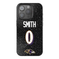 Baltimore Ravens Roquan Smith Keyscaper Black Bling iPhone Case