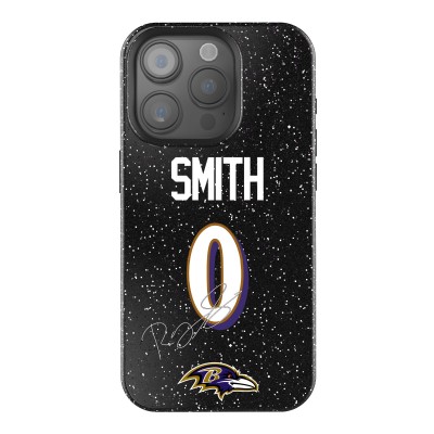 Baltimore Ravens Roquan Smith Keyscaper Black Bling iPhone Case