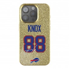 Buffalo Bills Dawson Knox Keyscaper Gold Bling iPhone Case