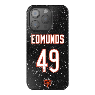 Chicago Bears Tremaine Edmunds Keyscaper Black Bling iPhone Case
