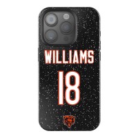 Chicago Bears Caleb Williams Keyscaper Black Bling iPhone Case
