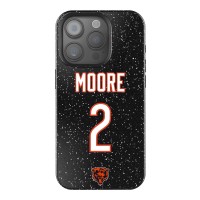 Chicago Bears D.J. Moore Keyscaper Black Bling iPhone Case