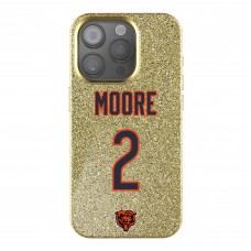 Chicago Bears D.J. Moore Keyscaper Gold Bling iPhone Case