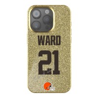 Cleveland Browns Denzel Ward Keyscaper Gold Bling iPhone Case