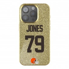 Cleveland Browns Dawand Jones Keyscaper Gold Bling iPhone Case