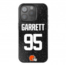 Cleveland Browns Myles Garrett Keyscaper Black Bling iPhone Case