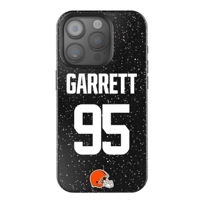 Cleveland Browns Myles Garrett Keyscaper Black Bling iPhone Case