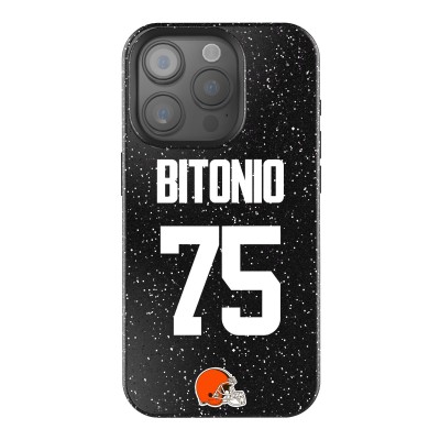 Cleveland Browns Joel Bitonio Keyscaper Black Bling iPhone Case