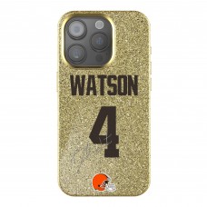 Cleveland Browns Deshaun Watson Keyscaper Gold Bling iPhone Case