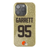Cleveland Browns Myles Garrett Keyscaper Gold Bling iPhone Case