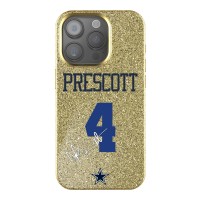 Dallas Cowboys Dak Prescott Keyscaper Gold Bling iPhone Case