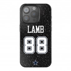Dallas Cowboys CeeDee Lamb Keyscaper Black Bling iPhone Case