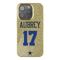Dallas Cowboys Brandon Aubrey Keyscaper Gold Bling iPhone Case
