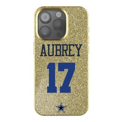 Dallas Cowboys Brandon Aubrey Keyscaper Gold Bling iPhone Case