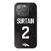 Denver Broncos Patrick Surtain Keyscaper Black Bling iPhone Case
